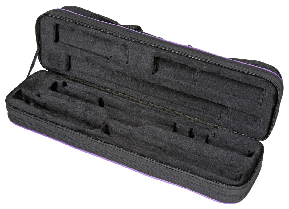 Lightweight Hardshell Flute Case, Purple