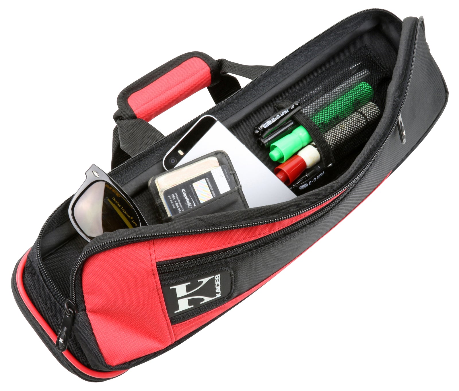 Lightweight Hardshell Flute Case, Red