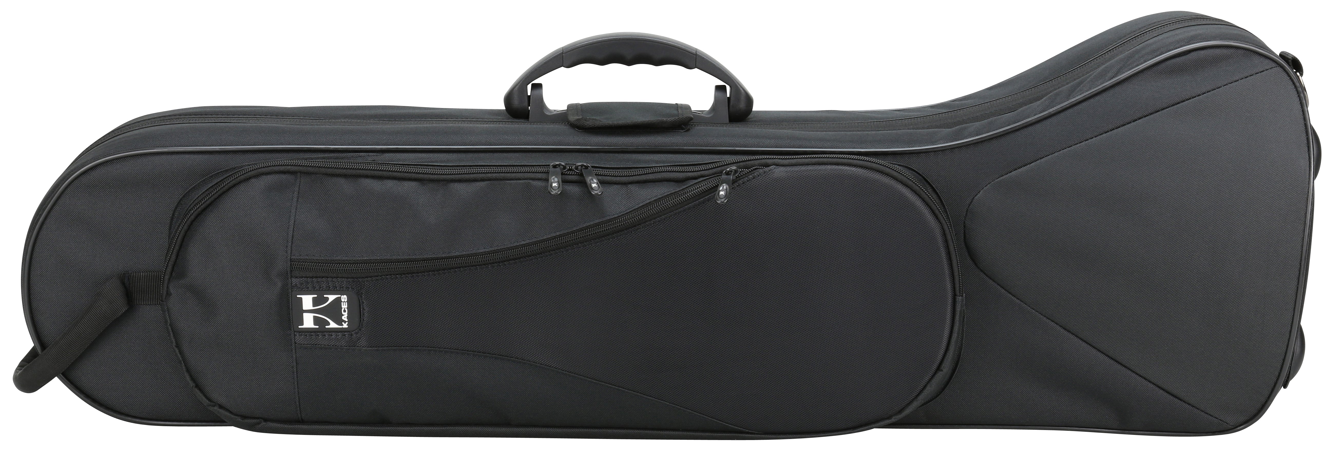 Kaces Lightweight Hardshell Trombone Case, Black