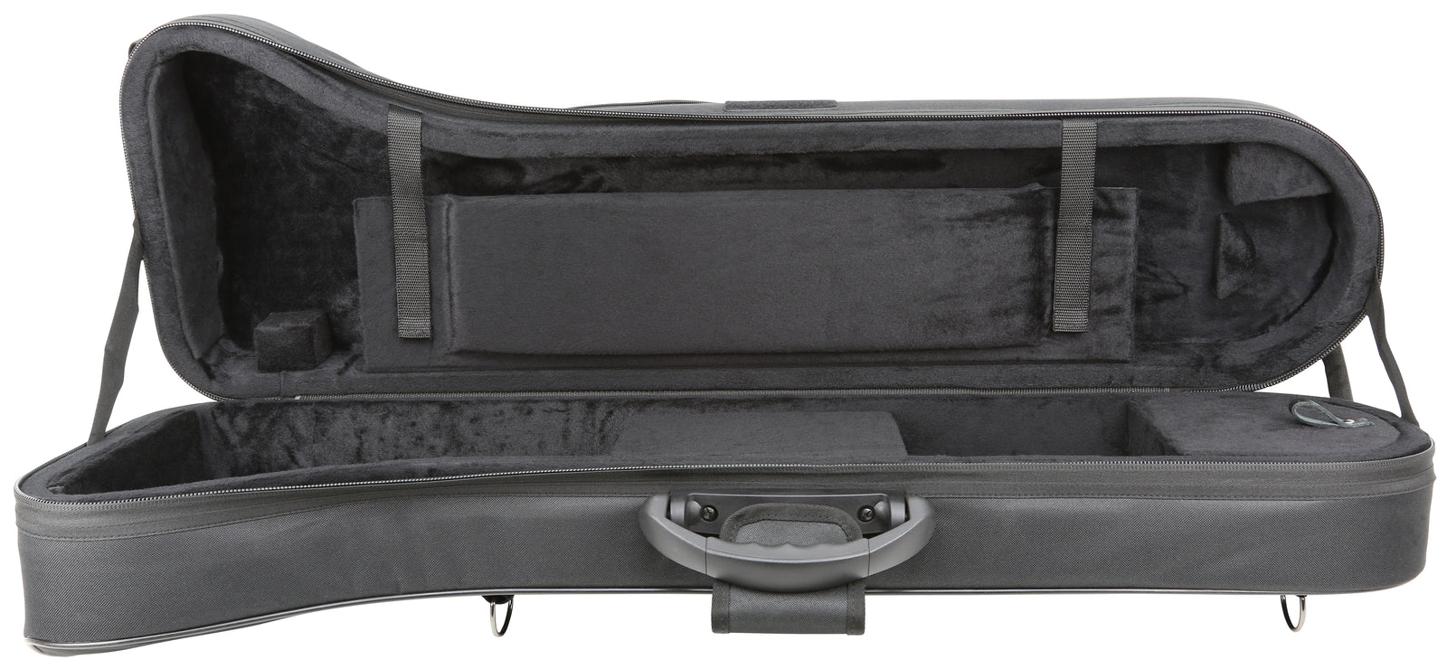 Kaces Lightweight Hardshell Trombone Case, Black