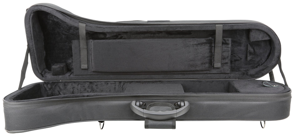Kaces Lightweight Hardshell Trombone Case, Black