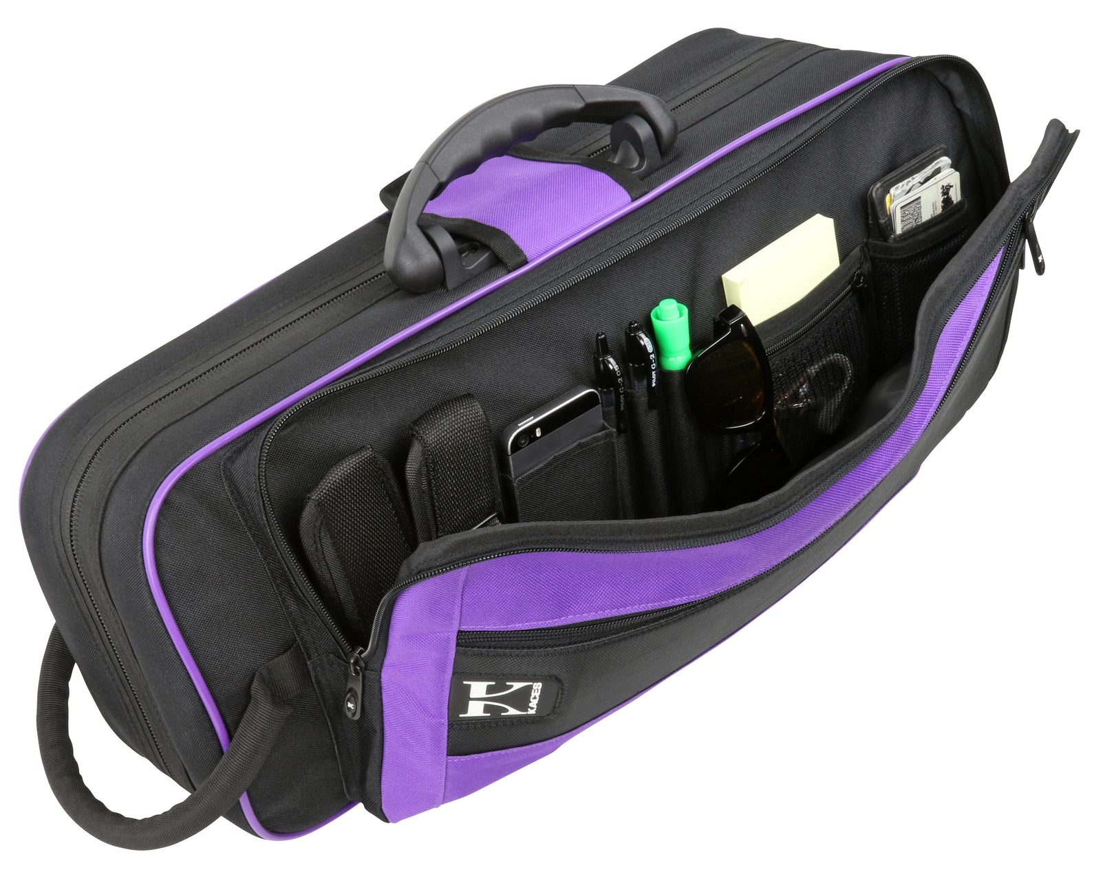 Kaces Lightweight Hardshell Trumpet Case, Purple