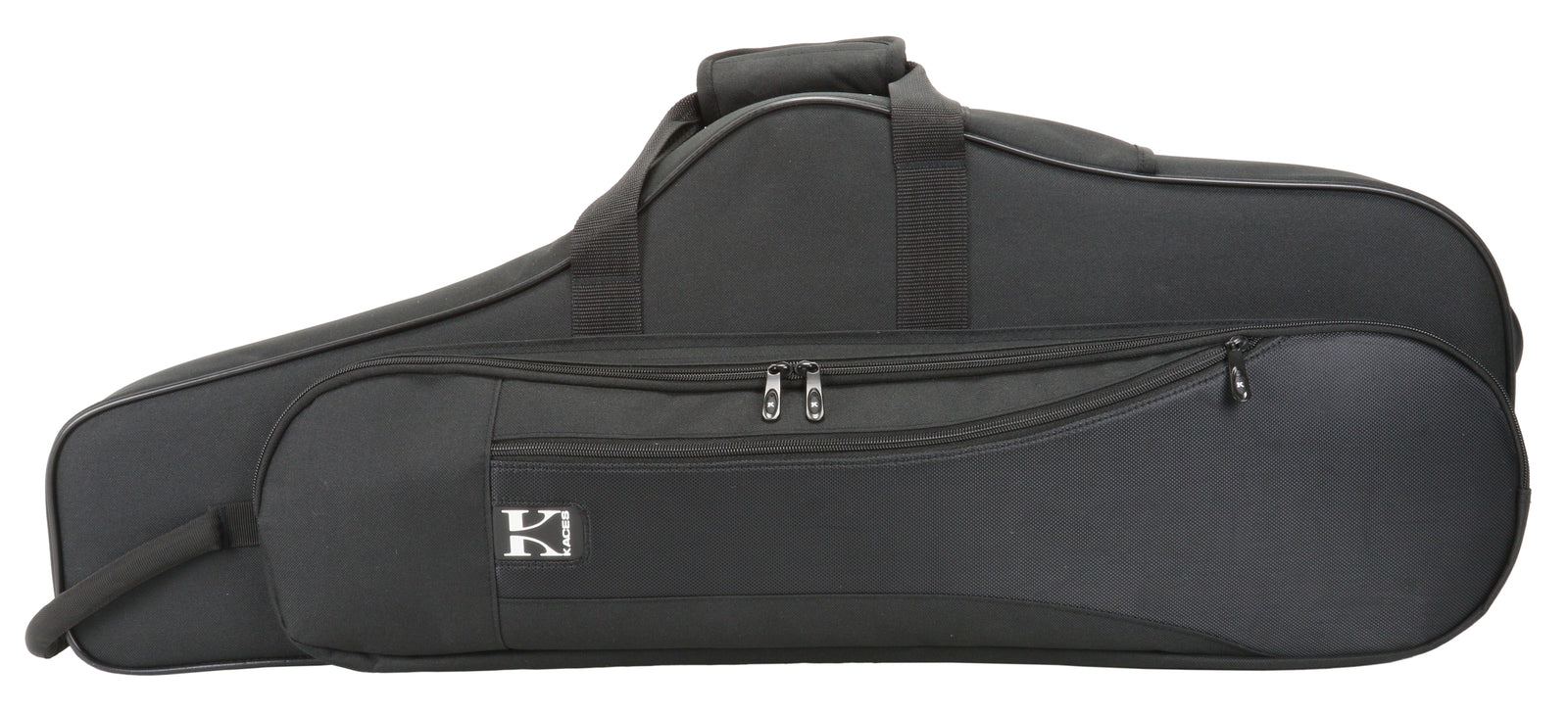 Kaces Lightweight Hardshell Tenor Sax Case, Black