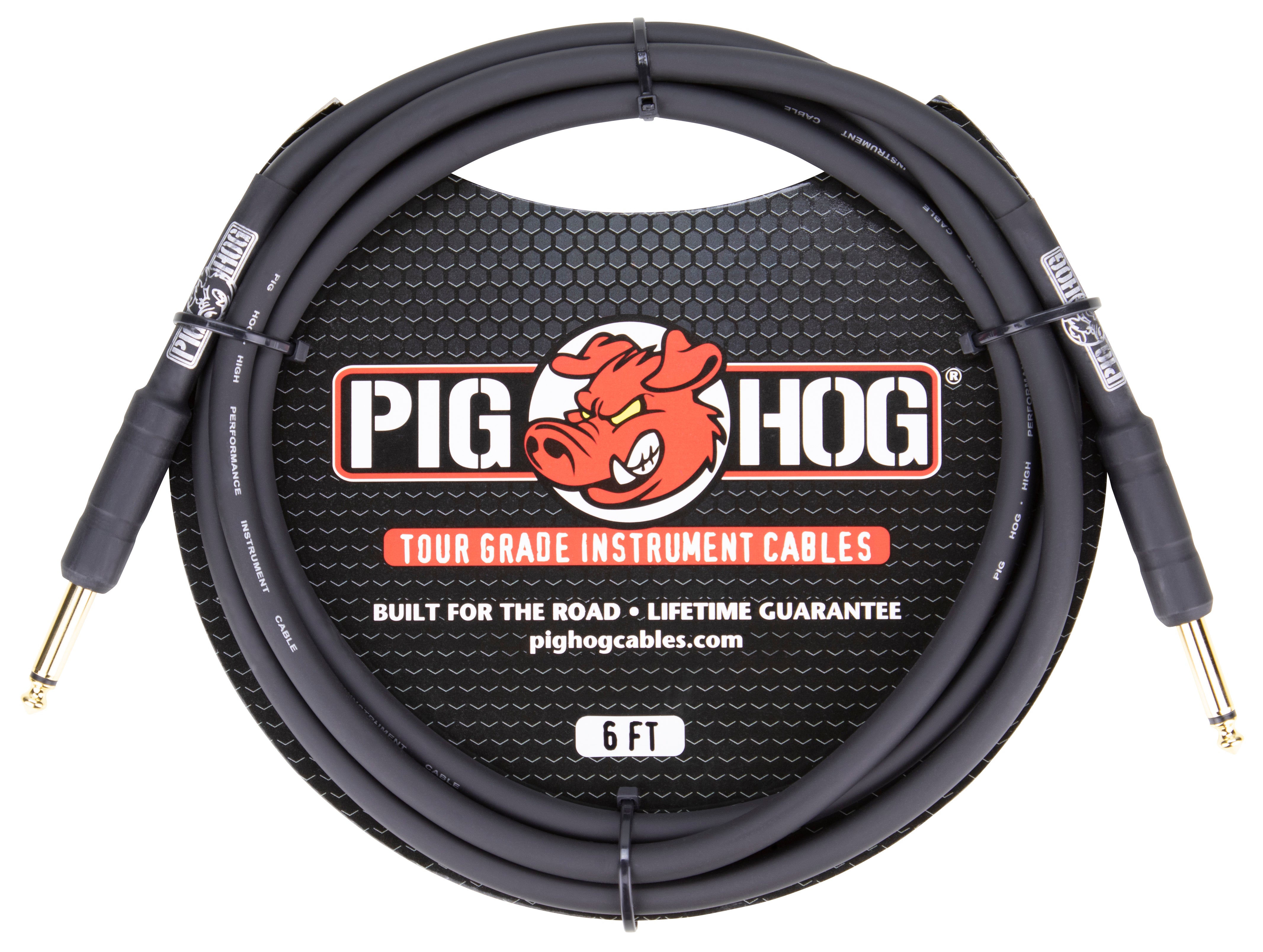 Pig Hog 6ft 1/4" - 1/4" 8mm Inst. Cable