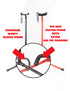 Pig Hog Guitar Stand, Red