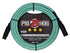 Pig Hog Hex Series Mic Cable, 15ft - Seafoam Green