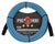 Pig Hog Hex Series Mic Cable, 20ft - Daphne Blue