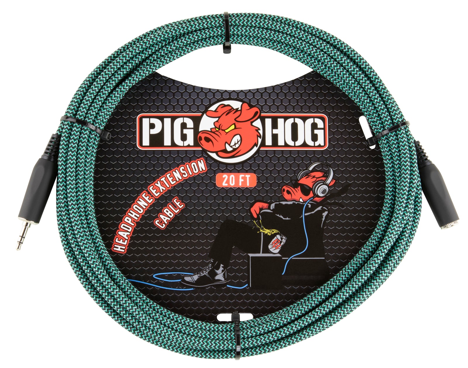 20ft Headphone Extension Cable, 3.5mm,