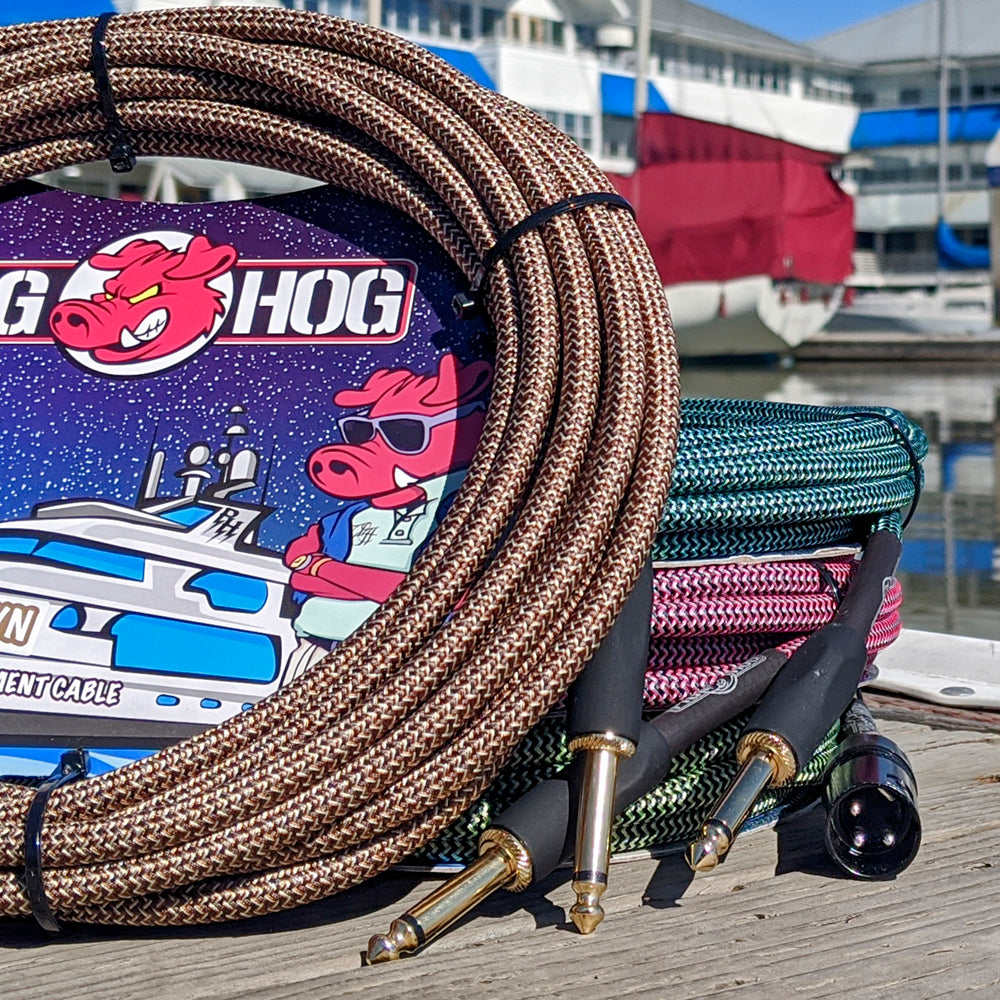 Pig Hog "Tuscan Brown" Instrument Cable, 20ft