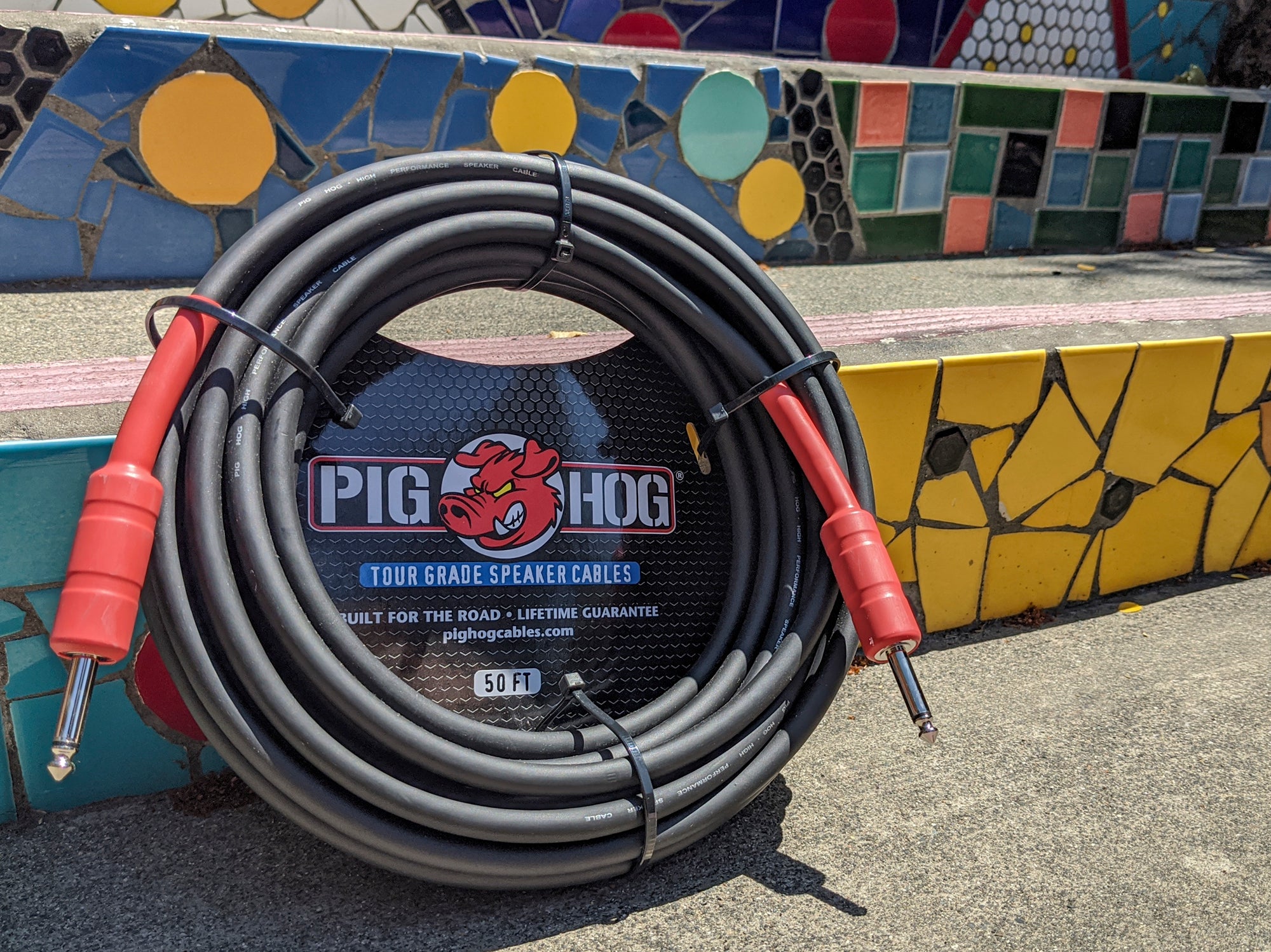Pig Hog 9.2mm Speaker Cable, 50ft (14 gauge wire)