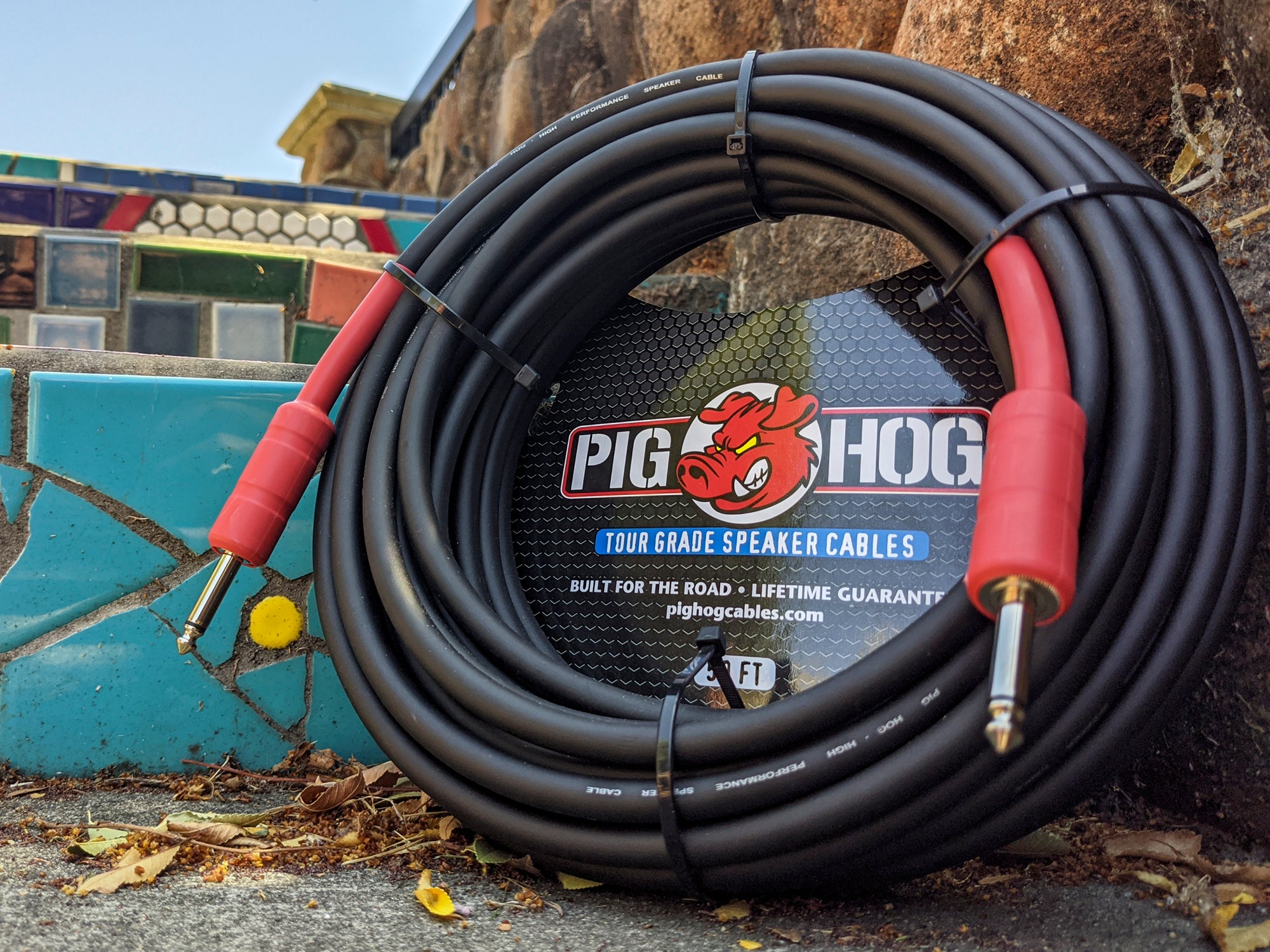 Pig Hog 9.2mm Speaker Cable, 50ft (14 gauge wire)