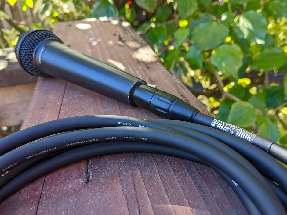 Pig Hog 8mm Mic Cable, 3ft XLR