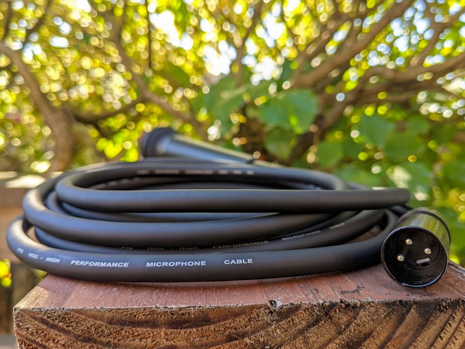 Pig Hog 8mm Mic Cable, 3ft XLR