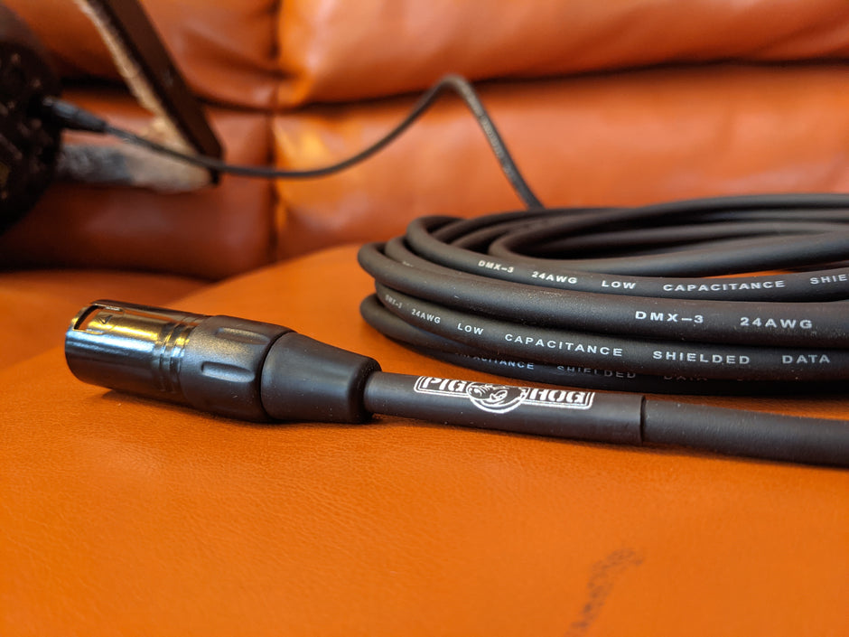 Pig Hog 10ft DMX Lighting Cable