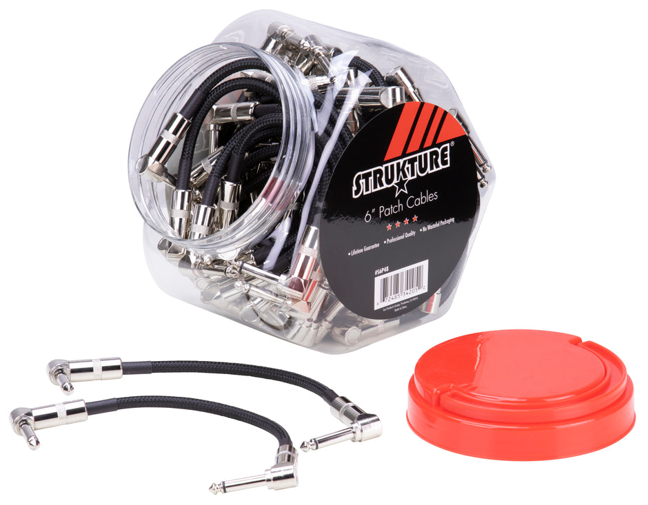 Strukture 6" patch cable R angle (48 pcs. Per Fishbowl Display)