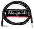 Strukture Instrument Cable - Vintage Black/Silver, 10ft Right Angle