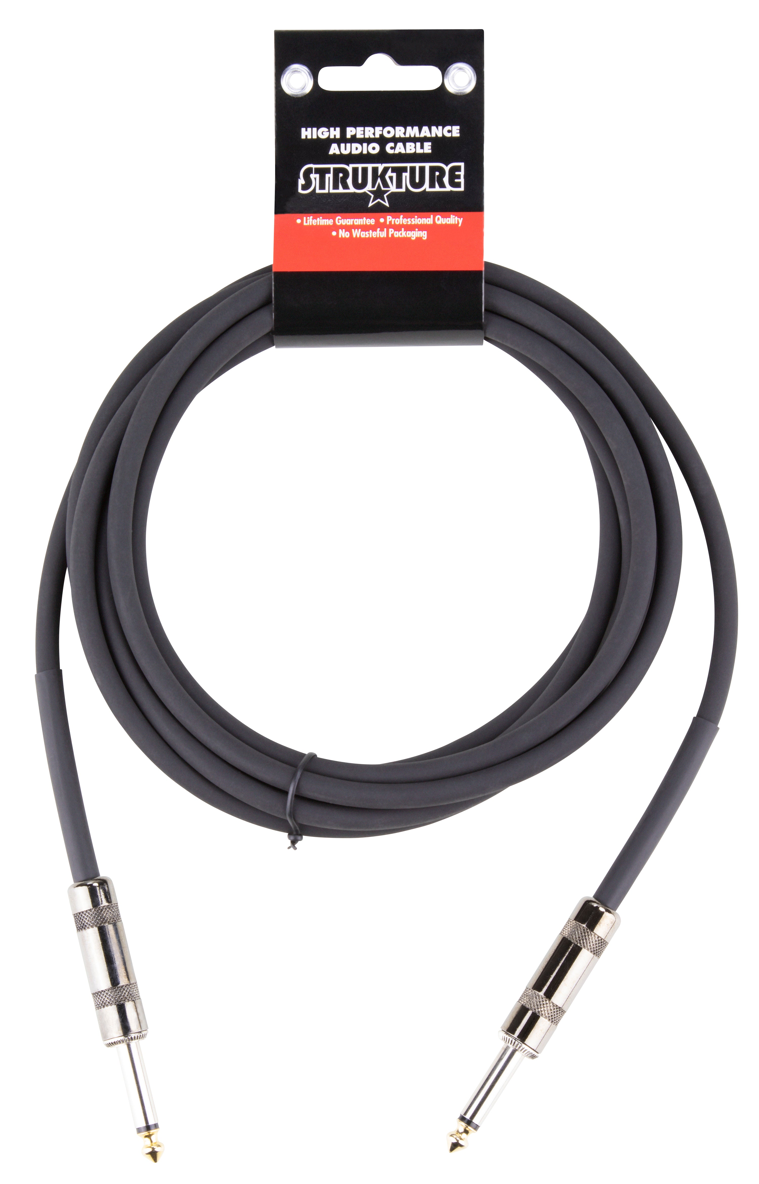 Strukture 10ft Instrument Cable, 6mm Rubber