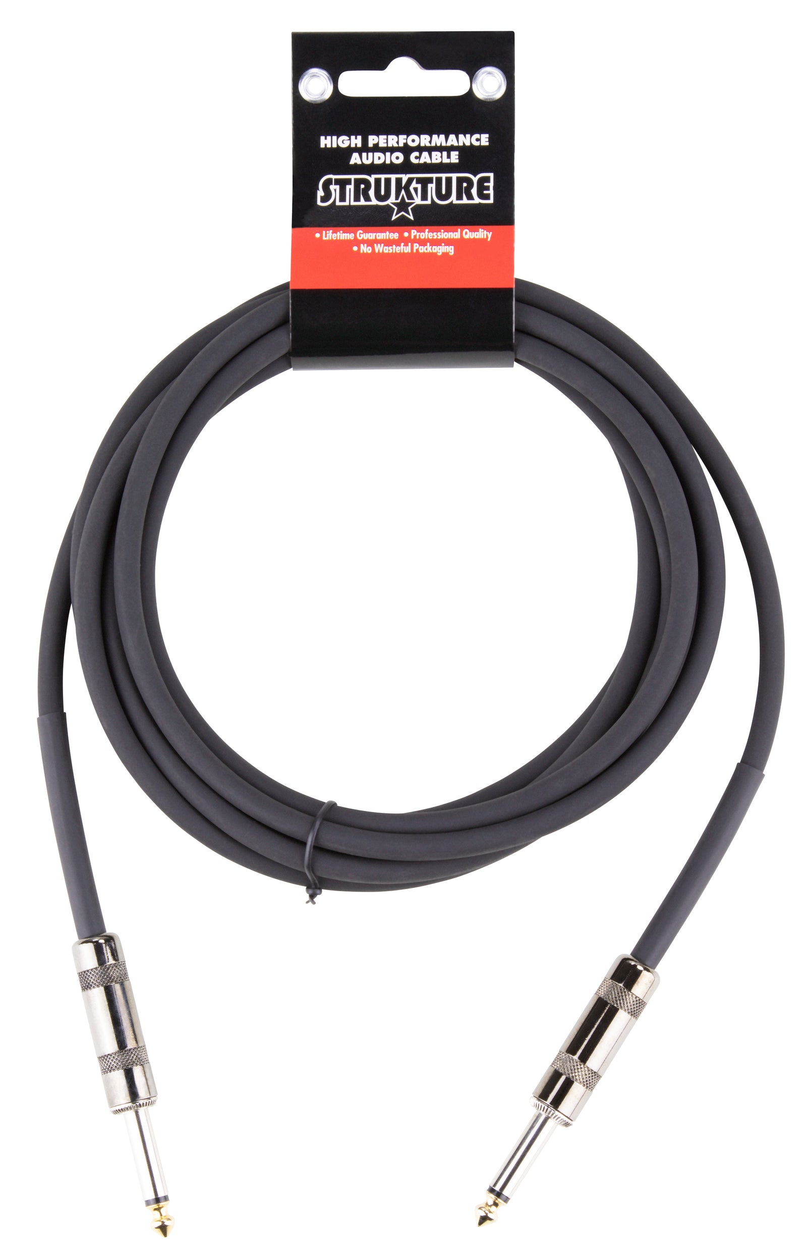 Strukture 10ft Instrument Cable, 6mm Rubber
