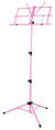 Deluxe 3-Part Folding Music Stand W/Bag - Pink