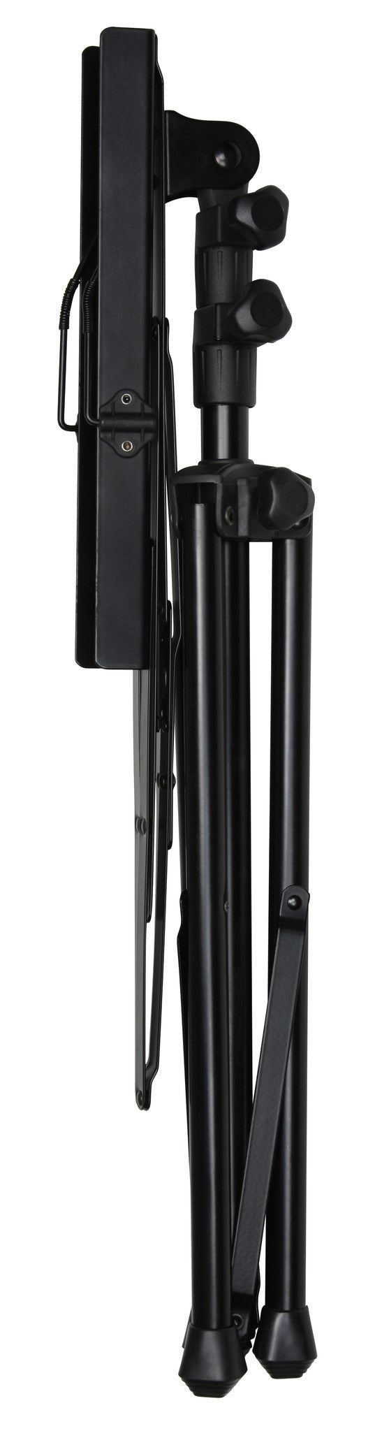 Deluxe 3-Part Folding Music Stand W/Bag - Black