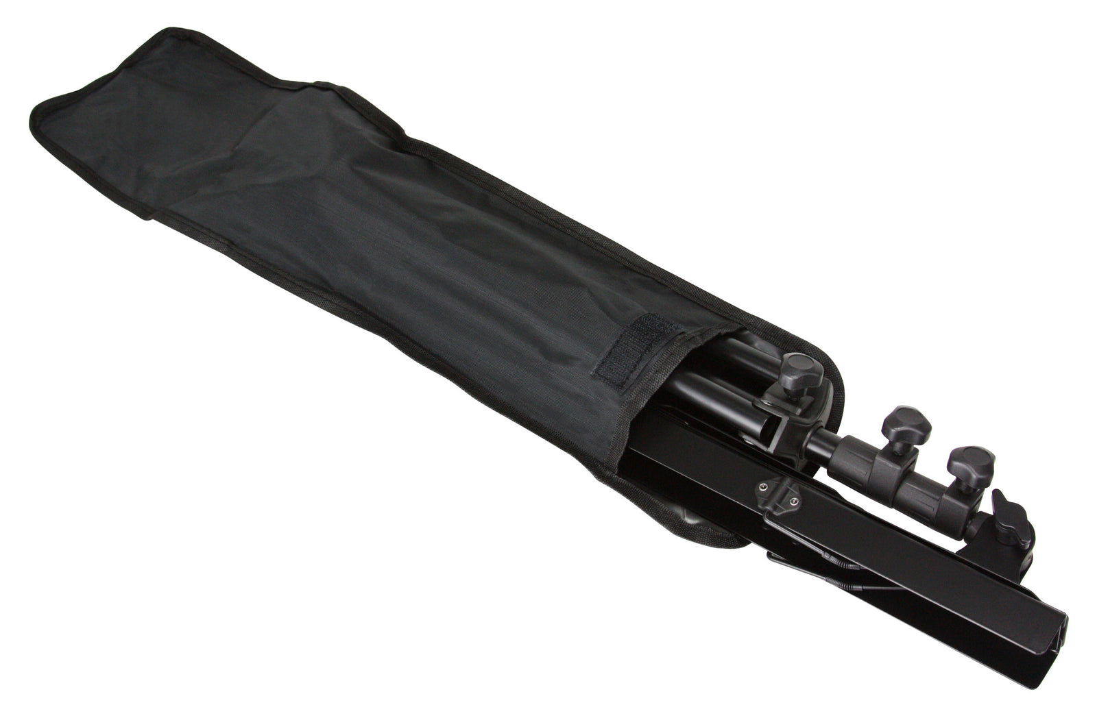 Deluxe 3-Part Folding Music Stand W/Bag - Black