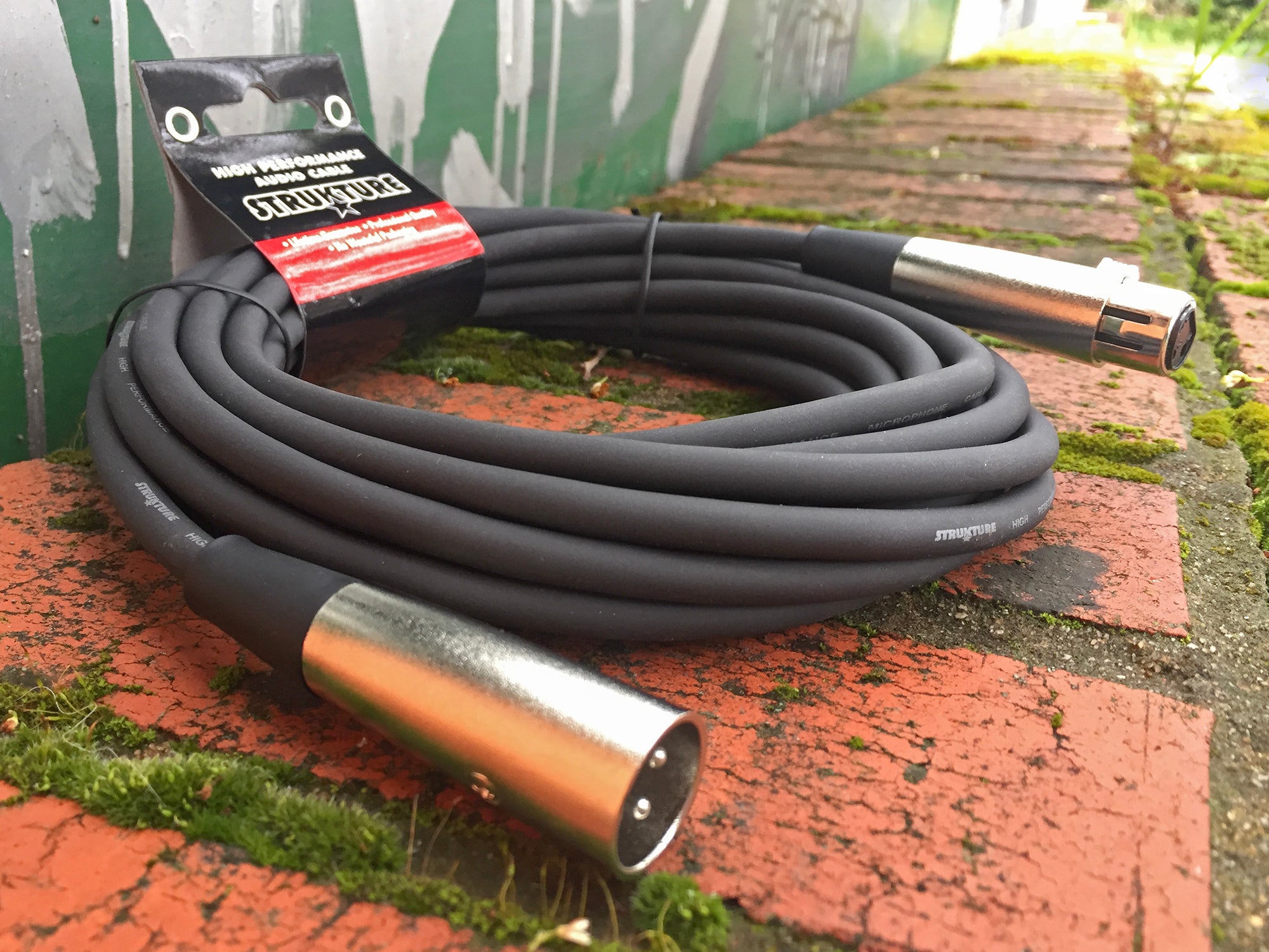Heavy Duty 20ft. XLR mic cable, 7mm PVC