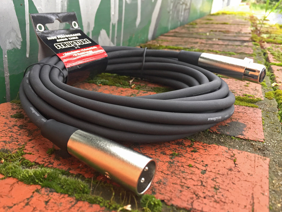 Heavy Duty 20ft. XLR mic cable, 7mm PVC