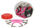 6” patch cable R angle, in 48pc. Candy Jar display, Neon Pink